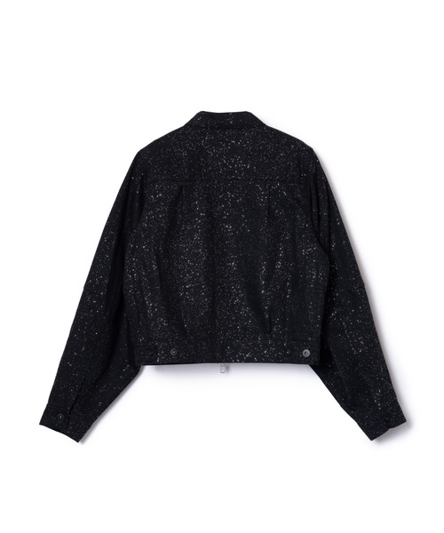 NON TOKYO（ノントーキョー）の「NON TOKYO/ノントーキョー/ラメデニムジャケット（デニムジャケット・レディース・ブラック/グリーン/インディゴブルー・FREE）」の10枚目の写真