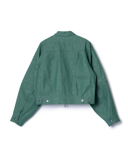 NON TOKYO（ノントーキョー）の「NON TOKYO/ノントーキョー/ラメデニムジャケット（デニムジャケット・レディース・ブラック/グリーン/インディゴブルー・FREE）」の12枚目の写真
