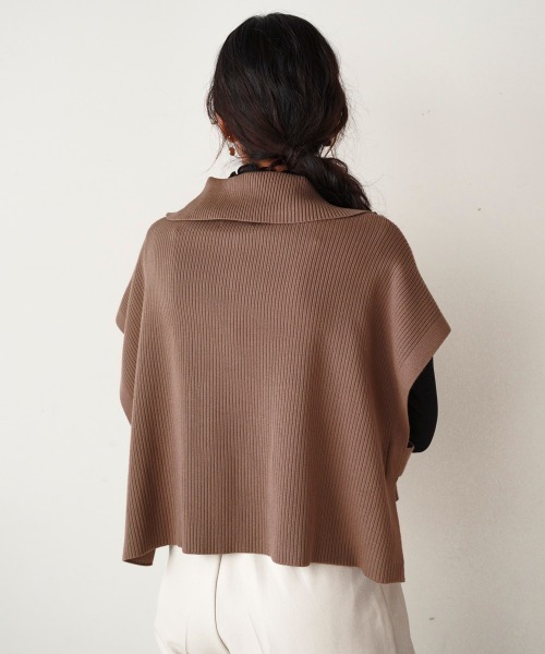 Bou Jeloud(ブージュルード)の「【セットアップ】ハーフZIPトップスセットワンピース(ワンピース・レディース・モカ/ブラック・FREE)」の19枚目の写真
