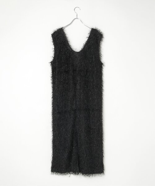 VENCEEXCHANGE（ヴァンスエクスチェンジ）の「リボンヤーン2wayジャンスカ（ワンピース・レディース・ブラウン/ブラック/グレー・M）」の22枚目の写真