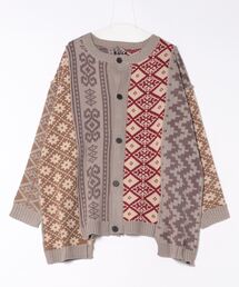 チャイハネ | 【チャイハネ】ウムニMEN'Sジャカードニットカーディガン(カーディガン/ボレロ)