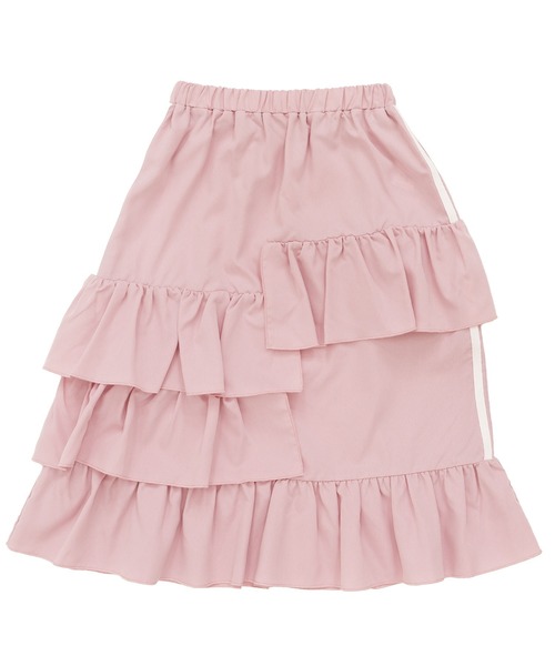 Bee des Bee(ビーデスビー)の「ラインフレアスカート(スカート・キッズ・ピンク/アイボリー/ブラック/ラベンダー・100cm/110cm/120cm/130cm/140cm/150cm)」の18枚目の写真