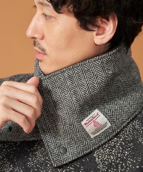 HARRIS TWEED(ハリスツイード)の「◆【HARRIS TWEED/ハリスツイード】ショートボアネックウォーマー(ネックウォーマー/スヌード・メンズ・モスグリーン系1/ブルー系その他3/チャコールグレー/ベージュ系8・00)」の10枚目の写真