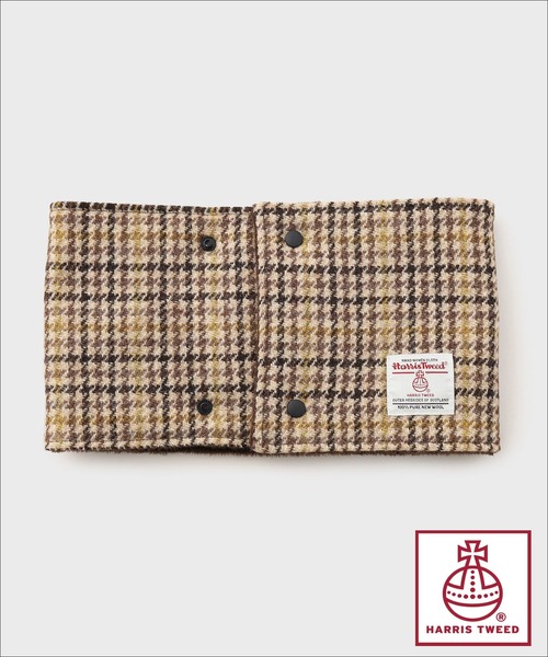 HARRIS TWEED(ハリスツイード)の「◆【HARRIS TWEED/ハリスツイード】ショートボアネックウォーマー(ネックウォーマー/スヌード・メンズ・モスグリーン系1/ブルー系その他3/チャコールグレー/ベージュ系8・00)」の2枚目の写真