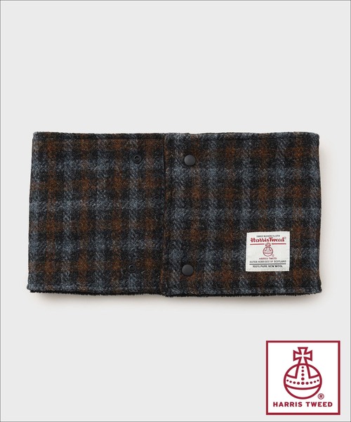 HARRIS TWEED(ハリスツイード)の「◆【HARRIS TWEED/ハリスツイード】ショートボアネックウォーマー(ネックウォーマー/スヌード・メンズ・モスグリーン系1/ブルー系その他3/チャコールグレー/ベージュ系8・00)」の4枚目の写真
