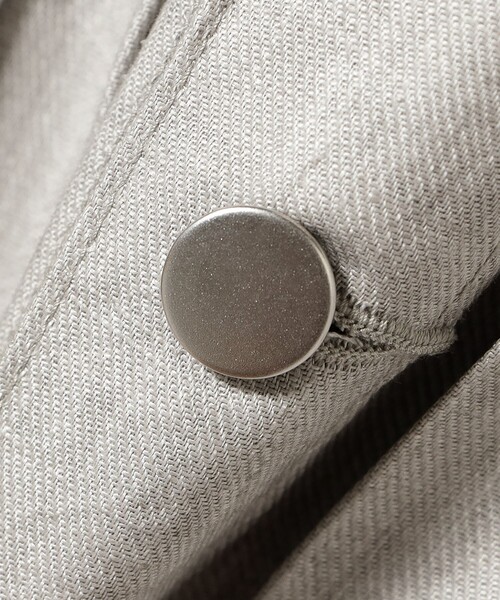 BEAMS F（ビームスエフ）の「【別注】Jeanik / リネン 2ndタイプ ブルゾン（ブルゾン・メンズ・ブラック/ナチュラル・SMALL/MEDIUM/LARGE）」の6枚目の写真