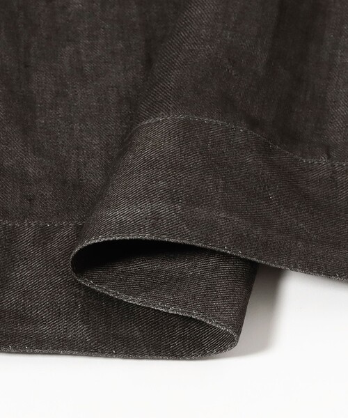 BEAMS F(ビームスエフ)の「【別注】Jeanik / リネン 2ndタイプ ブルゾン(ブルゾン・メンズ・ブラック/ナチュラル・SMALL/MEDIUM/LARGE)」の12枚目の写真