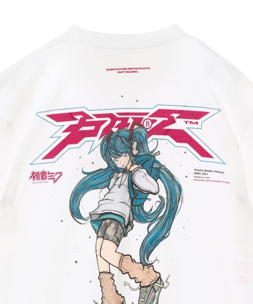 新品未開封 初音ミク× BAIT × Pancho Abalos Tシャツ M BAITより、バーチャルシンガー『初音ミク』とのコラボレーション