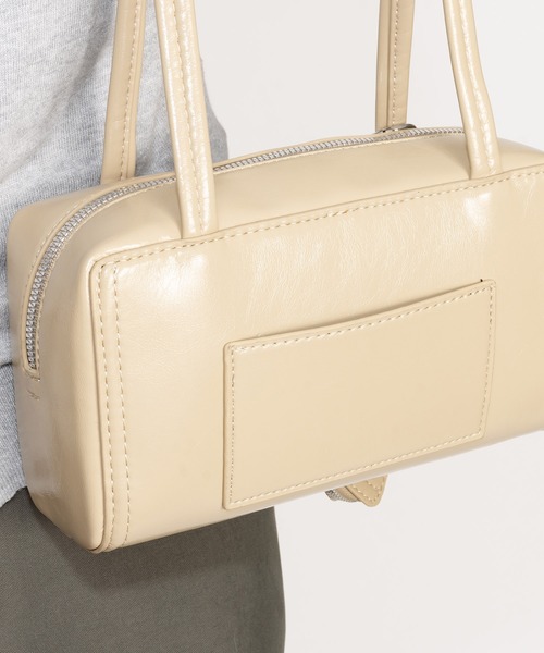 SVEC(シュベック)の「スクエア ショルダーバッグ(ショルダーバッグ・レディース・ホワイト/クリーム/ブラック・FREE)」の10枚目の写真