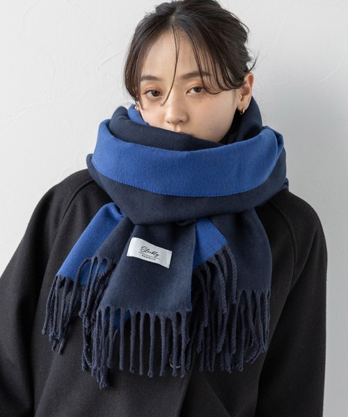 UNISEX】カシミヤタッチ/リバーシブルマフラー（マフラー）｜RAGEBLUE