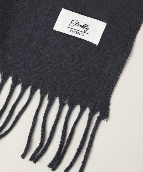 RAGEBLUE（レイジブルー）の「【UNISEX】カシミヤタッチ/リバーシブルマフラー（マフラー・メンズ・ネイビー/ダークグレー・FREE）」の14枚目の写真