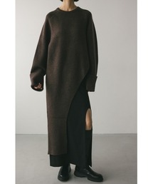 STYLEMIXER | サイドカッティングロングニット(ニット/セーター)