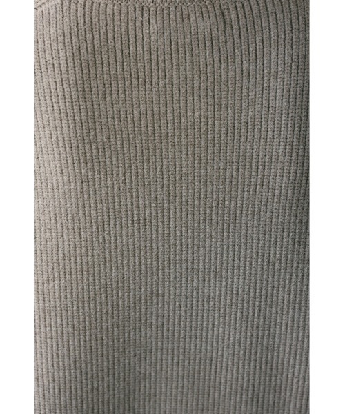 STYLEMIXER（スタイルミキサー）の「サイドカッティングロングニット（ニット/セーター・レディース・ベージュ/ブラウン・FREE）」の21枚目の写真