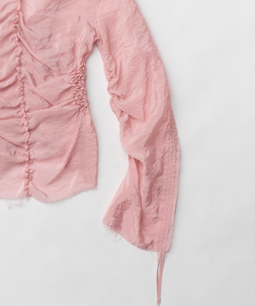 PRANK PROJECT（プランクプロジェクト）の「シャーリングトップ / Shirring Top（その他トップス・レディース・ブラック/ピンク/ホワイト・FREE）」の17枚目の写真