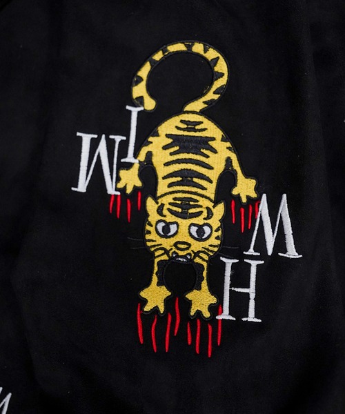 adamsJUGGLER（アダムスジャグラー）の「W/R N/タイガーフーディーキッズ（パーカー・キッズ・ホワイト/ブラック・110/120/130/150/100）」の3枚目の写真