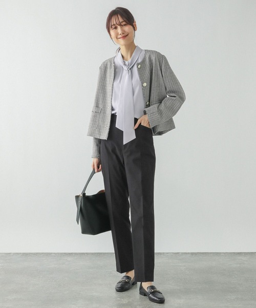 アイケア machan お手入れラクラク2WAYボウタイブラウス/133609（シャツ/ブラウス