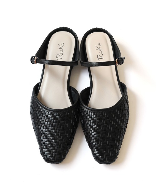 RiiiKa（リーカ）の「【RiiiKa/リーカ】メッシュミュール（サンダル・レディース・アイボリー/ブラック/シルバー・S/M/L/LL）」の11枚目の写真