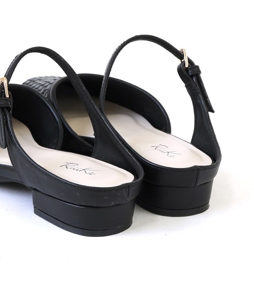 RiiiKa（リーカ）の「【RiiiKa/リーカ】メッシュミュール（サンダル・レディース・アイボリー/ブラック/シルバー・S/M/L/LL）」の8枚目の写真