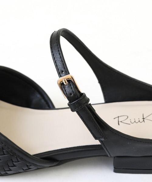 RiiiKa（リーカ）の「【RiiiKa/リーカ】メッシュミュール（サンダル・レディース・アイボリー/ブラック/シルバー・S/M/L/LL）」の5枚目の写真