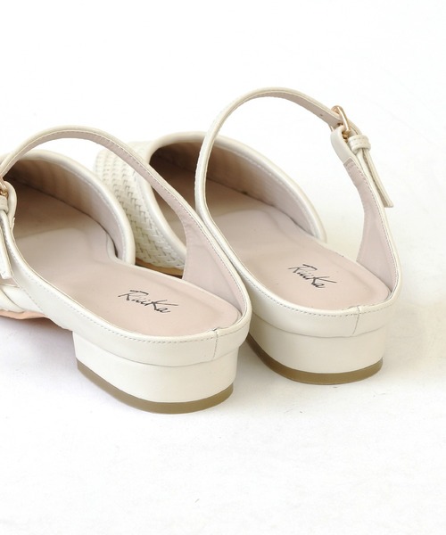 RiiiKa（リーカ）の「【RiiiKa/リーカ】メッシュミュール（サンダル・レディース・アイボリー/ブラック/シルバー・S/M/L/LL）」の14枚目の写真