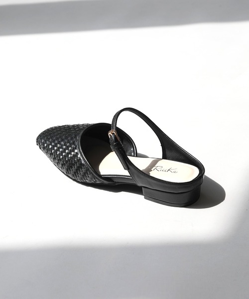 RiiiKa（リーカ）の「【RiiiKa/リーカ】メッシュミュール（サンダル・レディース・アイボリー/ブラック/シルバー・S/M/L/LL）」の16枚目の写真