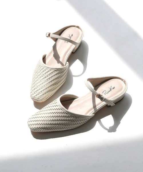 RiiiKa（リーカ）の「【RiiiKa/リーカ】メッシュミュール（サンダル・レディース・アイボリー/ブラック/シルバー・S/M/L/LL）」の17枚目の写真