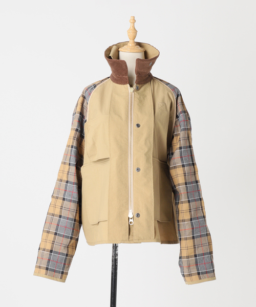 Barbour(バブアー)の「別注【Barbour/バブアー】OS SPEY SMU(その他アウター・レディース・カーキ/ベージュ/ホワイト・LARGE/MEDIUM)」の6枚目の写真