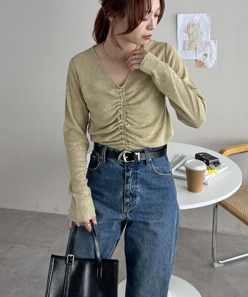 DISCOAT（ディスコート）の「プランプバックルレザーベルト（ベルト・レディース・ブラック/キャメル/ダークブラウン・FREE）」の8枚目の写真