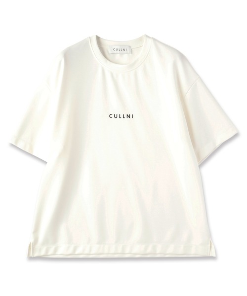人気モデル】CULLNI クルニ センター刺繍ロゴ オーバーサイズ Tシャツ