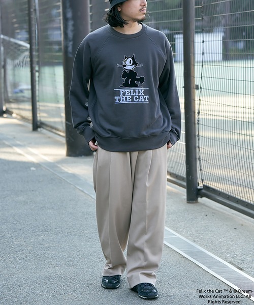 【送料込み★】FCRB × フィリックス ザ キャット コラボスウェット XL THE FELiX トレーナー スウェット 「0」「FELIX CAT