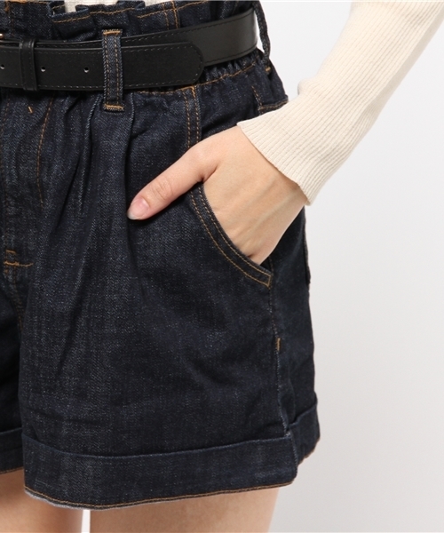 one after another NICE CLAUP（ワンアフターアナザーナイスクラップ）の「【ar12月号掲載 ナイスクラップ】コール天ハイウェストショートパンツ（その他パンツ・レディース・アイボリー/キャメル/カーキ/インディゴブルー・FREE）」の10枚目の写真