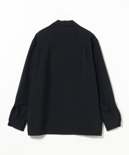 B:MING by BEAMS（ビーミングバイビームス）の「【セットアップ対応】リネンライク オープンカラー シャツ（シャツ/ブラウス・メンズ・ブラック/ブラウン系その他5/ネイビー・S/M/L/XL）」の22枚目の写真