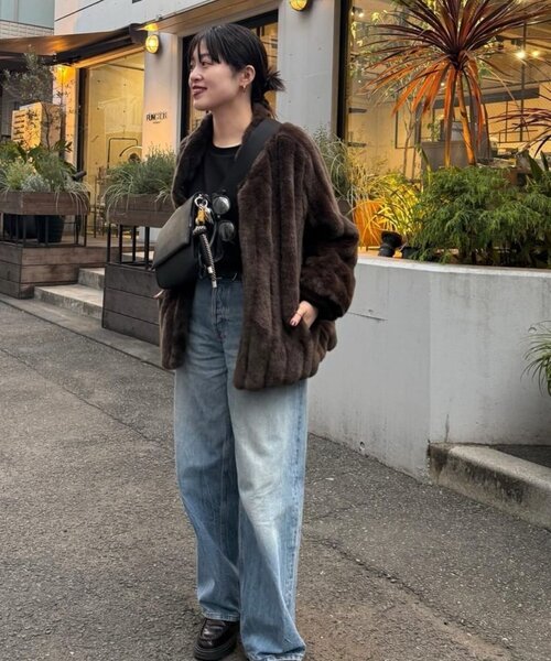 ear PAPILLONNER（イアパピヨネ）の「《インフルエンサーuchida企画》ハート付きロープストラップ/バッグチャーム（チャーム・レディース・ブラック/イエロー/ボルドー/インディゴブルー・FREE）」の12枚目の写真