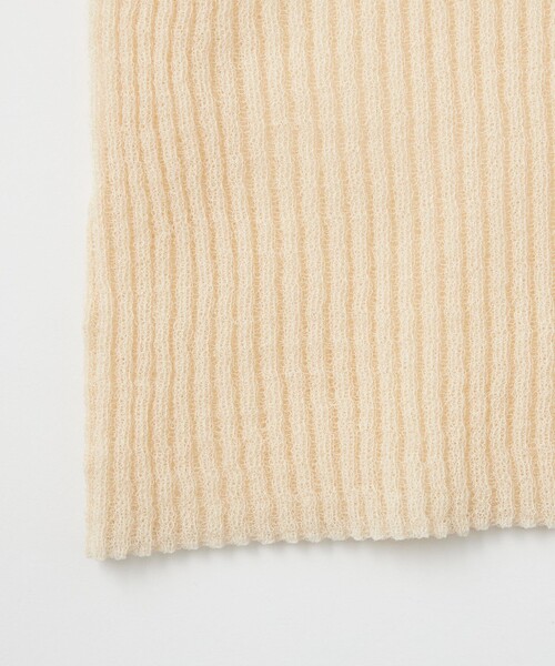 EMMEL REFINES（エメルリファインズ）の「＜EMMEL REFINES＞EM リブジャカード シアー カーディガン（カーディガン/ボレロ・レディース・ライトブルー/ライム/ピンク/ベージュ・FREE）」の16枚目の写真