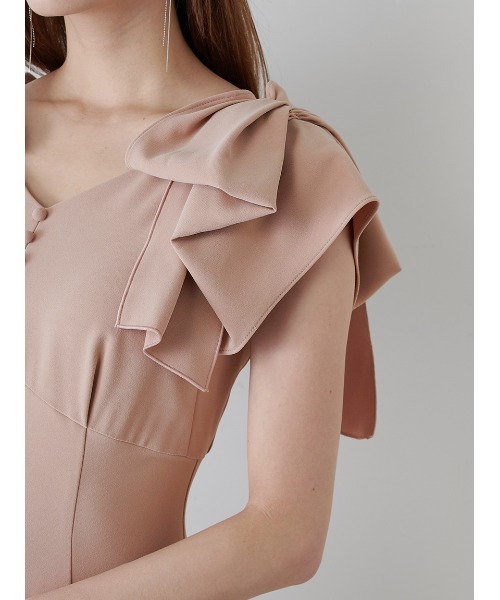 SNIDEL（スナイデル）の「リボンショルダードレス（ワンピース）」 - WEAR