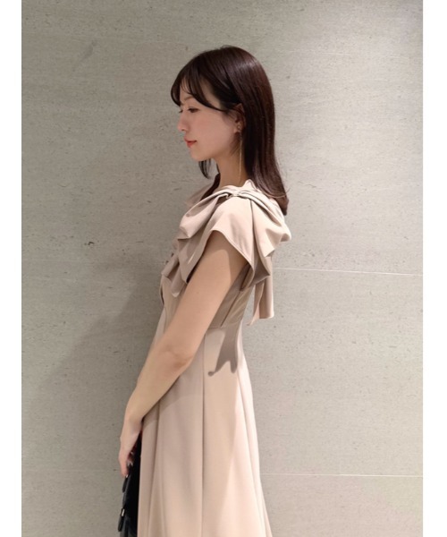 ♡SNIDEL スナイデル♡オフショルダードレス リボンショルダードレス(マキシ・ロングワンピース)｜ワンピース