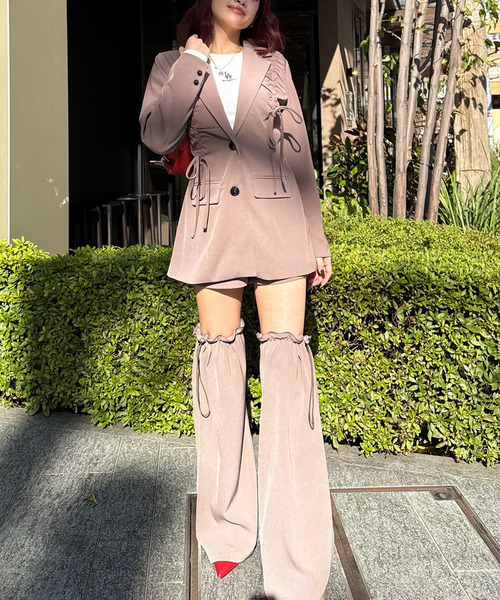 SPIRALGIRL（スパイラルガール）の「マルチウェイレッグウォーマーパンツ（その他パンツ・レディース・ブラウン/グレー/ブラック/ブルー・FREE）」の12枚目の写真