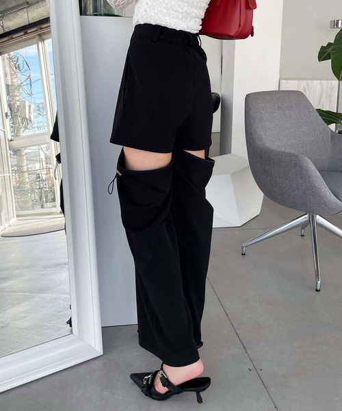 SPIRALGIRL（スパイラルガール）の「マルチウェイレッグウォーマーパンツ（その他パンツ・レディース・ブラウン/グレー/ブラック/ブルー・FREE）」の21枚目の写真