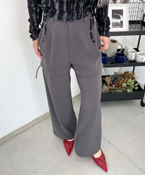 SPIRALGIRL（スパイラルガール）の「マルチウェイレッグウォーマーパンツ（その他パンツ・レディース・ブラウン/グレー/ブラック/ブルー・FREE）」の10枚目の写真