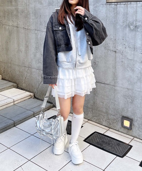 INGNI（イング）の「クロップド丈Gジャン（デニムジャケット）」 - WEAR