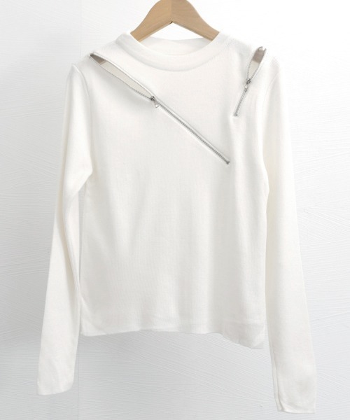 Miniministore(ミニミニストア)の「ニットトップス ニットセーター 春秋冬(ニット/セーター・レディース・ブラック/ホワイト・FREE)」の17枚目の写真
