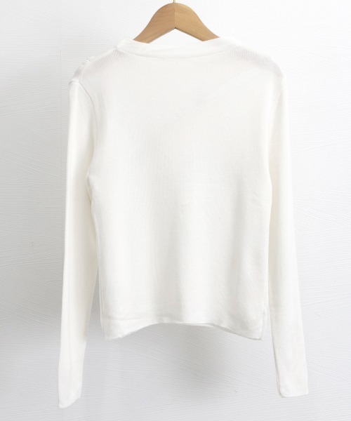 Miniministore(ミニミニストア)の「ニットトップス ニットセーター 春秋冬(ニット/セーター・レディース・ブラック/ホワイト・FREE)」の18枚目の写真