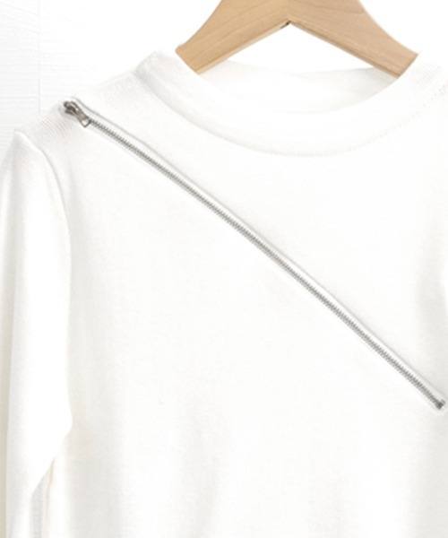 Miniministore(ミニミニストア)の「ニットトップス ニットセーター 春秋冬(ニット/セーター・レディース・ブラック/ホワイト・FREE)」の19枚目の写真