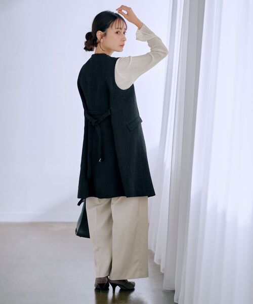 COHINA(コヒナ)の「アシメタックグルカパンツ 【低身長・小柄女性】(その他パンツ・レディース・グレー/ネイビー/グリーン・S-Short/XS-Short/S-Regular/XS-Regular)」の12枚目の写真