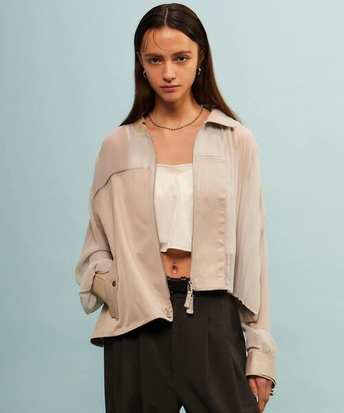 AULA AILA別注】DENIM COMBINATION BLOUSON（ブルゾン）｜SOFFITTO