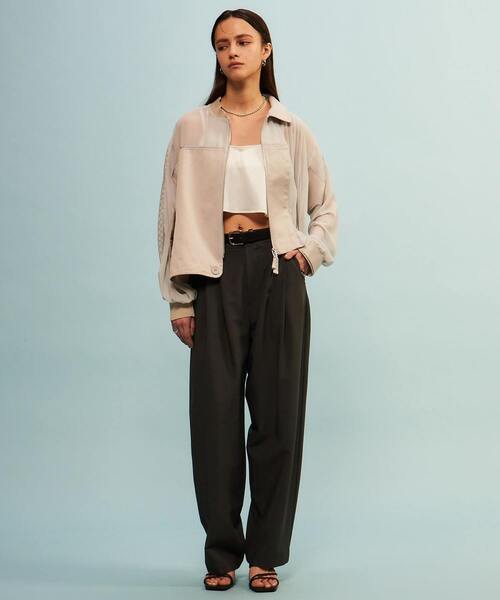 AULA AILA別注】DENIM COMBINATION BLOUSON（ブルゾン）｜SOFFITTO