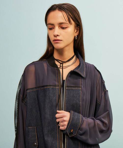AULA AILA別注】DENIM COMBINATION BLOUSON（ブルゾン）｜SOFFITTO
