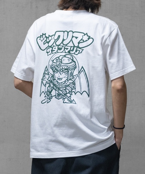 JOHN'S CLOSET(ジョンズクローゼット)の「【NV】ビックリマン モノトーン キャラクターイラスト パックTシャツ ブラックゼウス/サタンマリア/十字架天使(Tシャツ/カットソー・メンズ・ブラック系3/ブラック系2/ホワイト系3/ホワイト系2/ホワイト系1・LARGE/MEDIUM/X-LARGE)」の14枚目の写真
