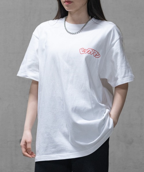 JOHN'S CLOSET(ジョンズクローゼット)の「【NV】ビックリマン モノトーン キャラクターイラスト パックTシャツ ブラックゼウス/サタンマリア/十字架天使(Tシャツ/カットソー・メンズ・ブラック系3/ブラック系2/ホワイト系3/ホワイト系2/ホワイト系1・LARGE/MEDIUM/X-LARGE)」の6枚目の写真