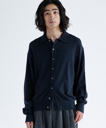 SINSS(VX)Knit polo cardigan / jbg|J[fBK(J[fBK/{)